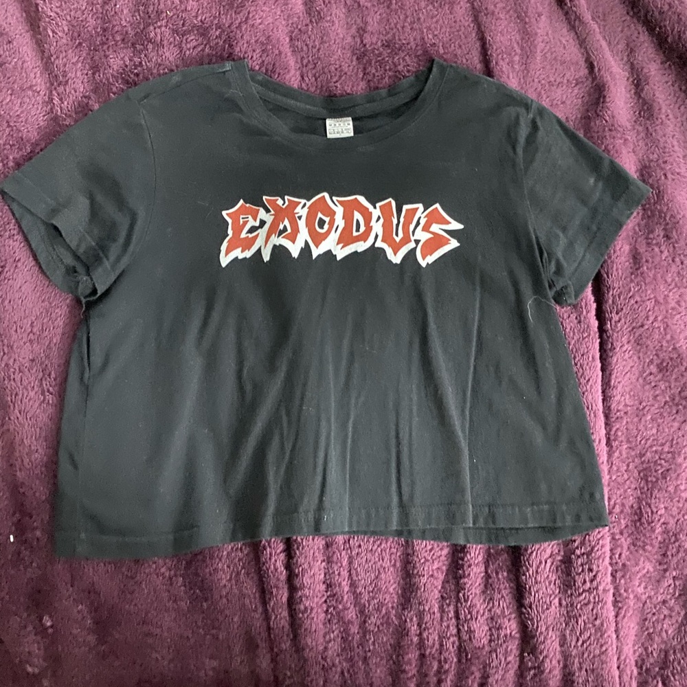 Exodus Cropped Band T